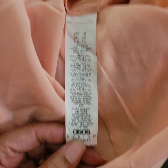 ASOS Abstract Pink Maxi Dress Size 12 - Picture 6 of 6